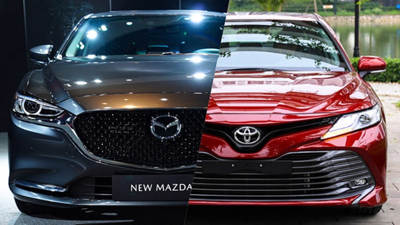 So sánh Camry với Mazda