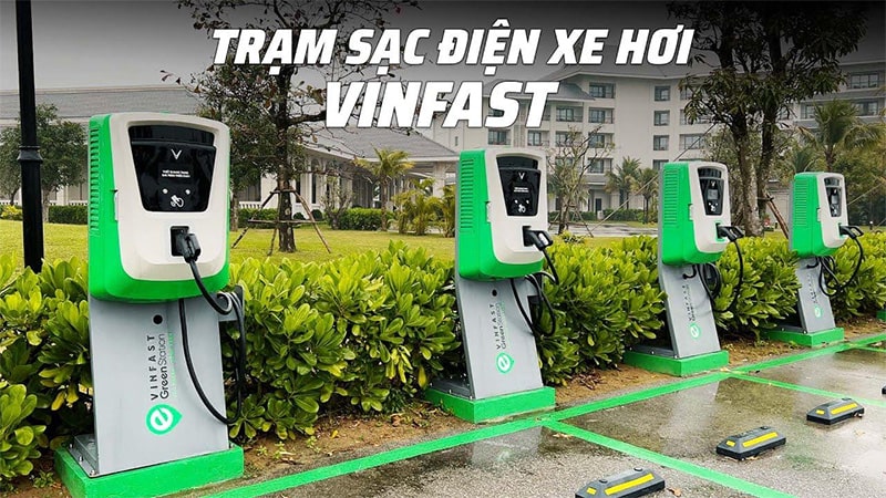Địa chỉ trạm sạc xe điện Vinfast tại Hà Nội