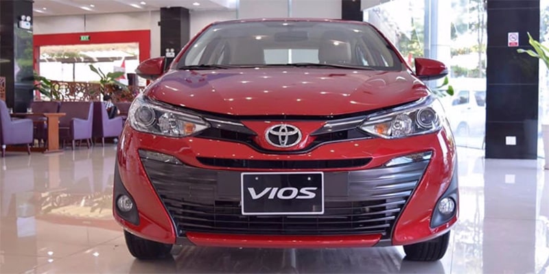 Ngoại thất đầu xe Toyota Vios 2019