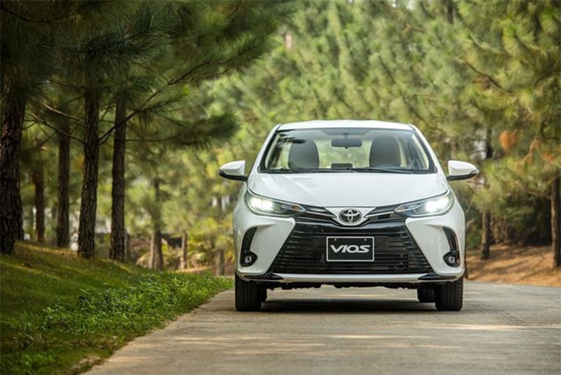Ngoại thất đầu xe Toyota Vios 2022
