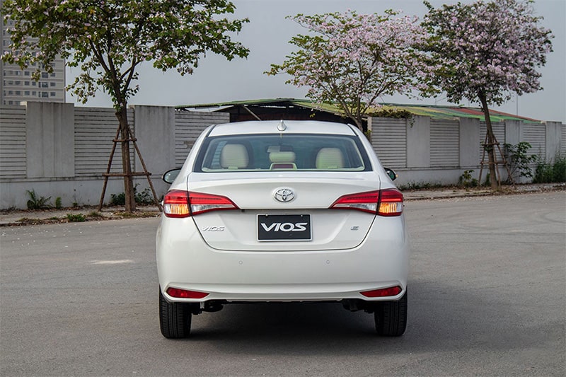 Ngoại thất đuôi xe Toyota Vios 2021