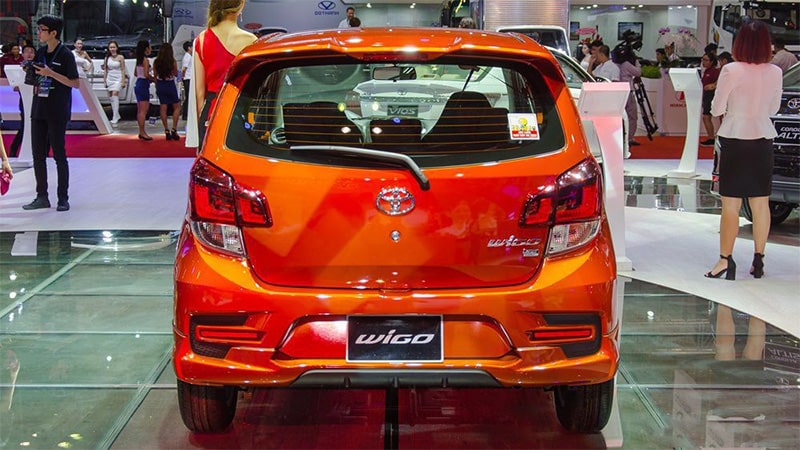 Đánh giá ngoại thất đuôi xe Toyota Wigo 2019