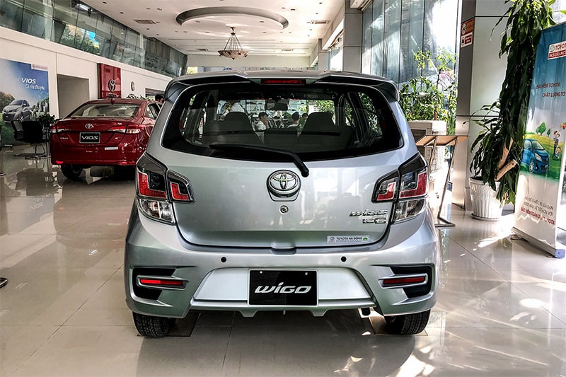 Đánh giá ngoại thất đuôi xe Toyota Wigo 2020