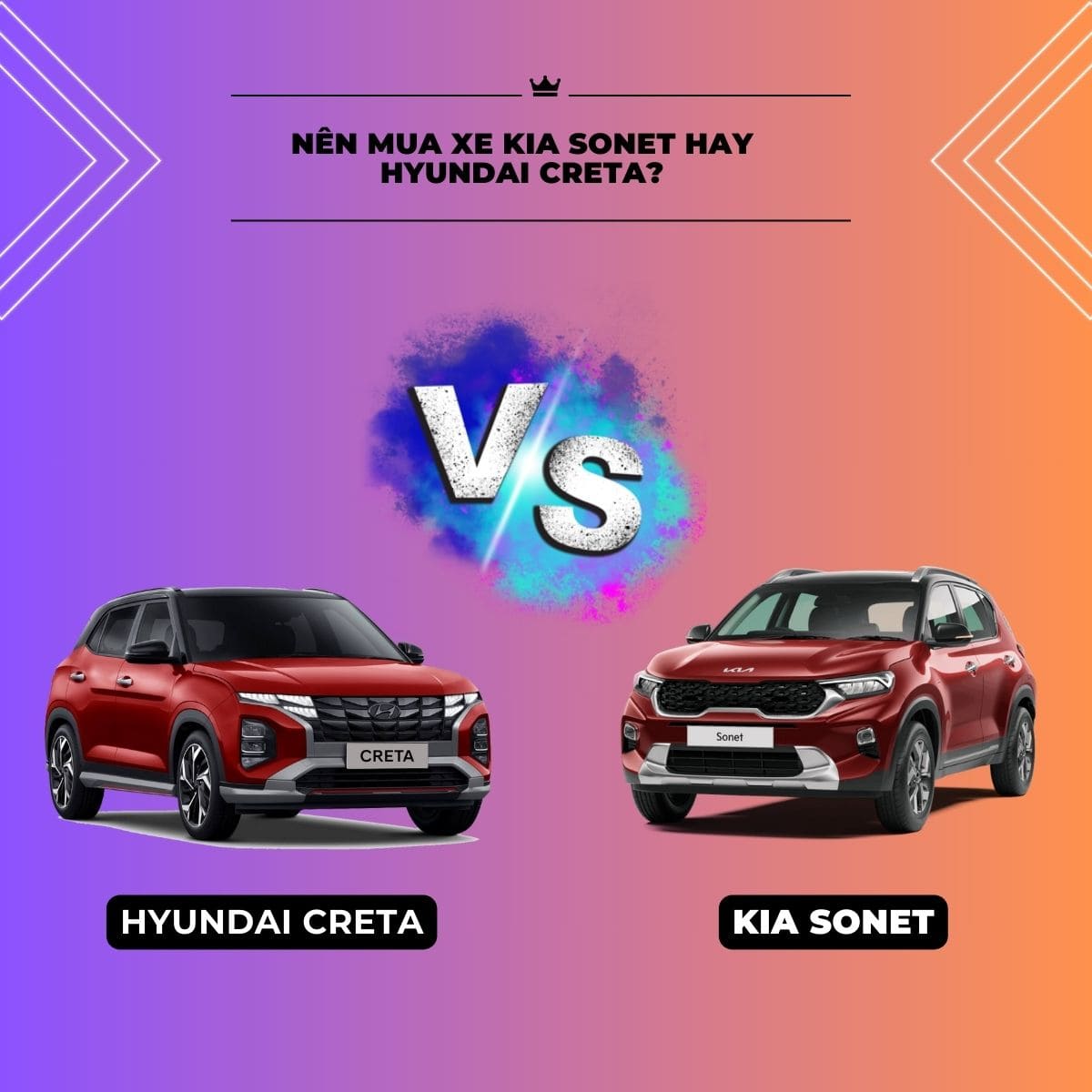 Nên mua xe KIA Sonet hay Hyundai Creta?