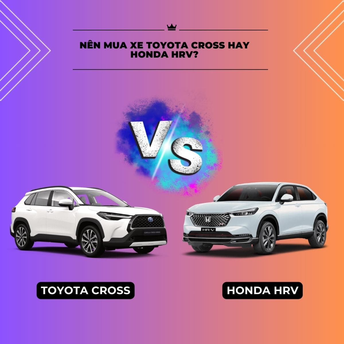 Nên mua xe Toyota Corolla Cross hay Honda HR-V?