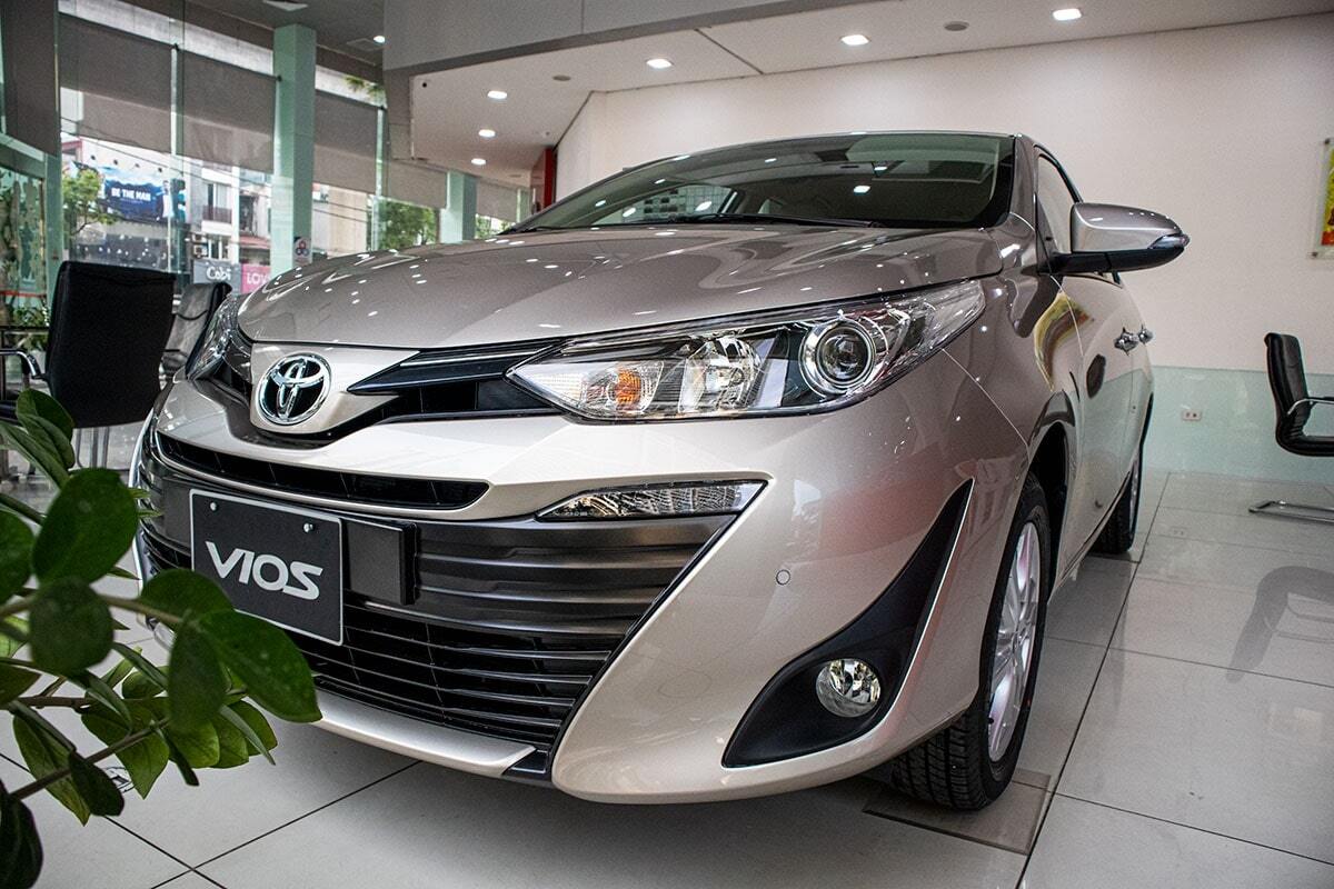 Đầu xe Toyota Vios 2020 có diện mạo đầu xe đẹp mắt