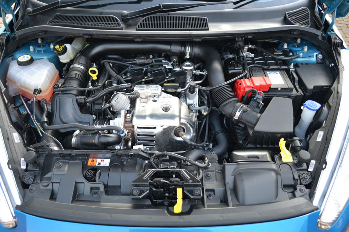 Ford Fiesta 2019 sử dụng động cơ xăng 1.5L Ti-VCT Duratec 4 xy lanh trên cả 2 phiên bản
