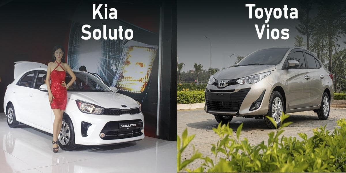 Giữa Toyota Vios 2020 và KIA Soluto 2020, KIA Soluto 2020 có mức giá mềm hơn 