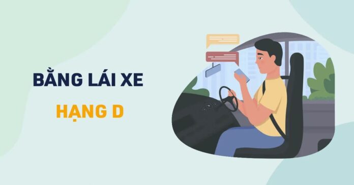 bằng D lái xe gì