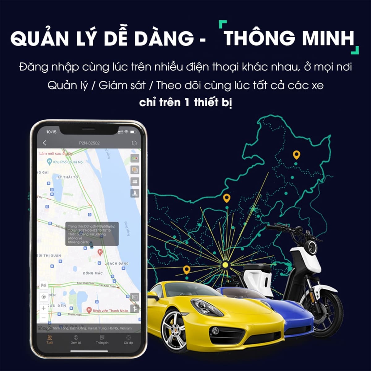 Hướng dẫn cài đặt GPS xe ô tô trên điện thoại di động