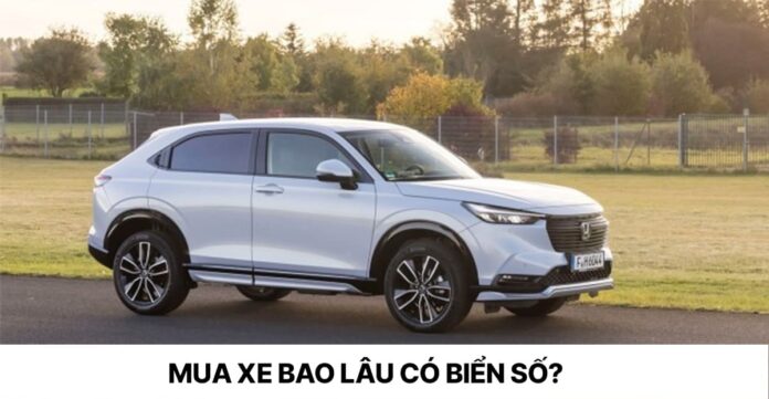 Mua xe bao lâu có biển số