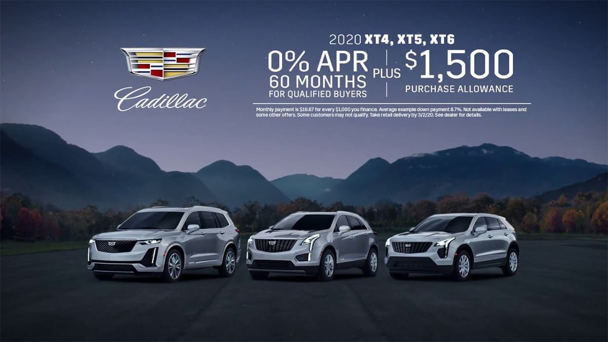 Bảng giá xe Cadillac XT series