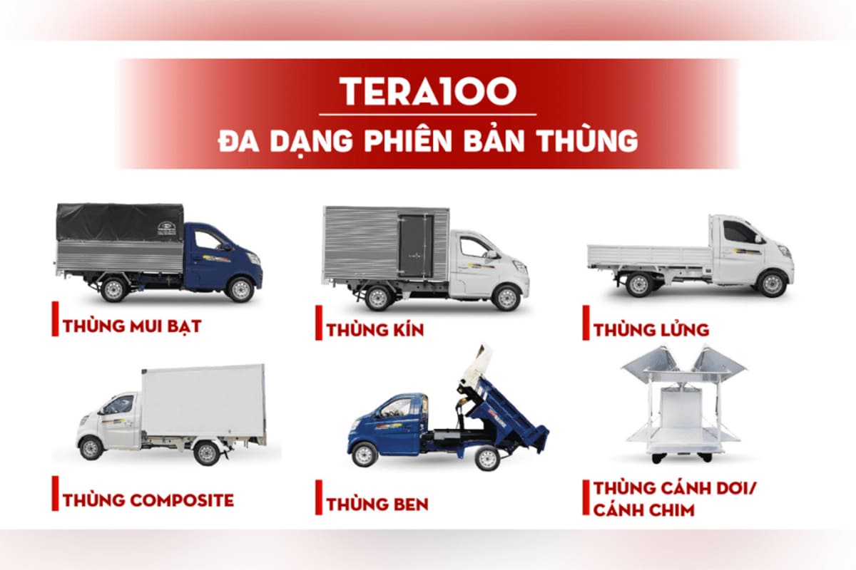 xe tải nhỏ 2 tấn Tera 100