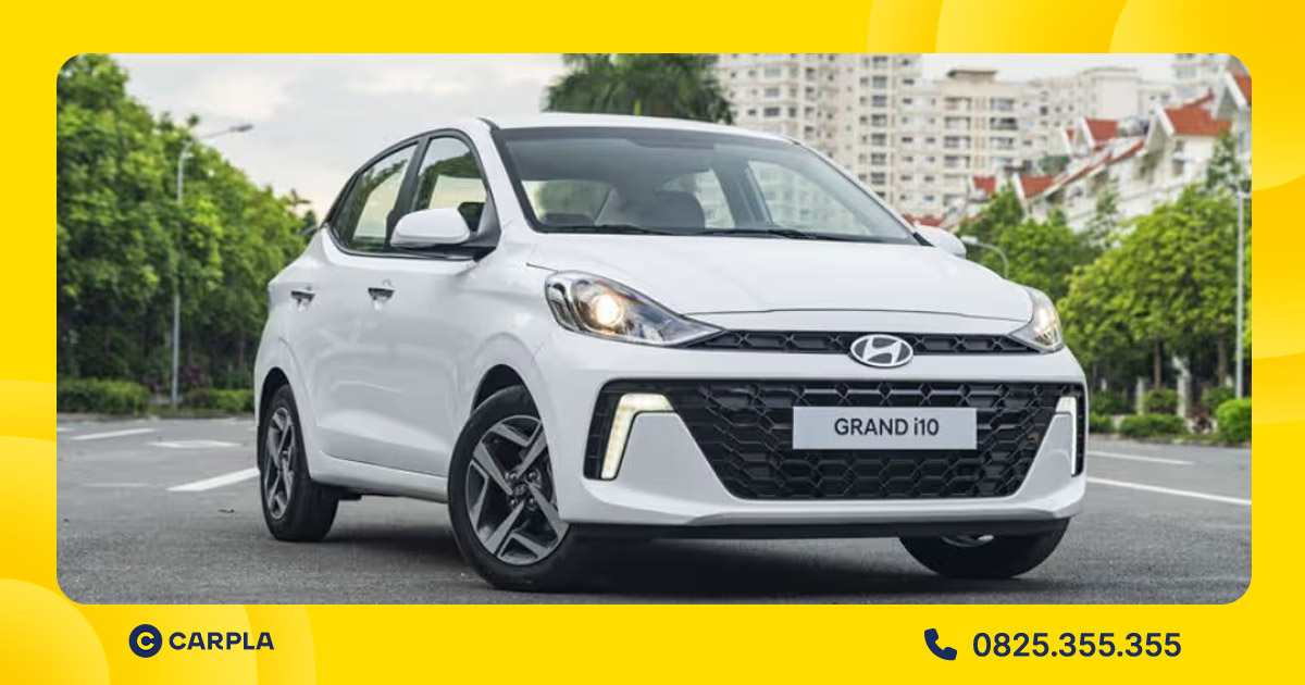 Hyundai i10 có giá niêm yết dao động từ 366 - 455 triệu đồng tùy vào từng phiên bản