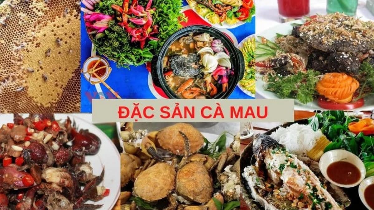 Đặc sản Cà Mau Đặc sản Cà Mau