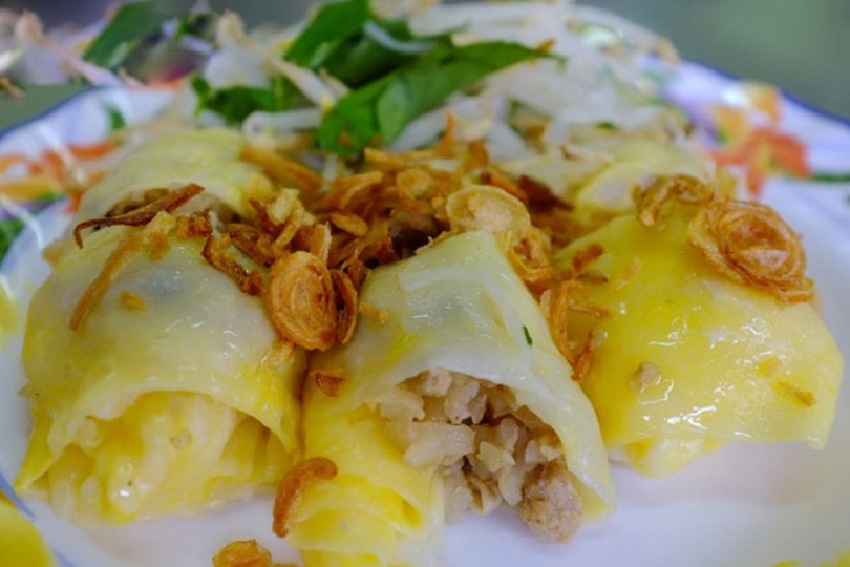 Bánh cuốn trứng Bánh cuốn trứng
