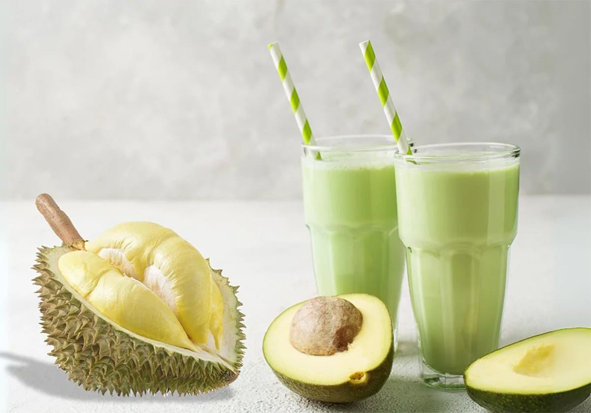 Bơ sáp và sầu riêng Bơ sáp và sầu riêng