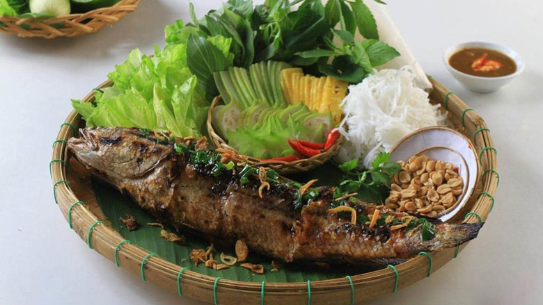 Cá Lóc nướng trui Cá Lóc nướng trui