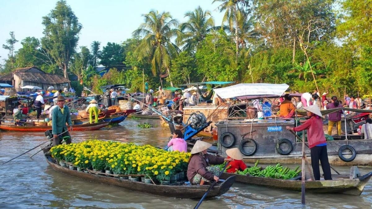 Chợ nổi Cà Mau Chợ nổi Cà Mau