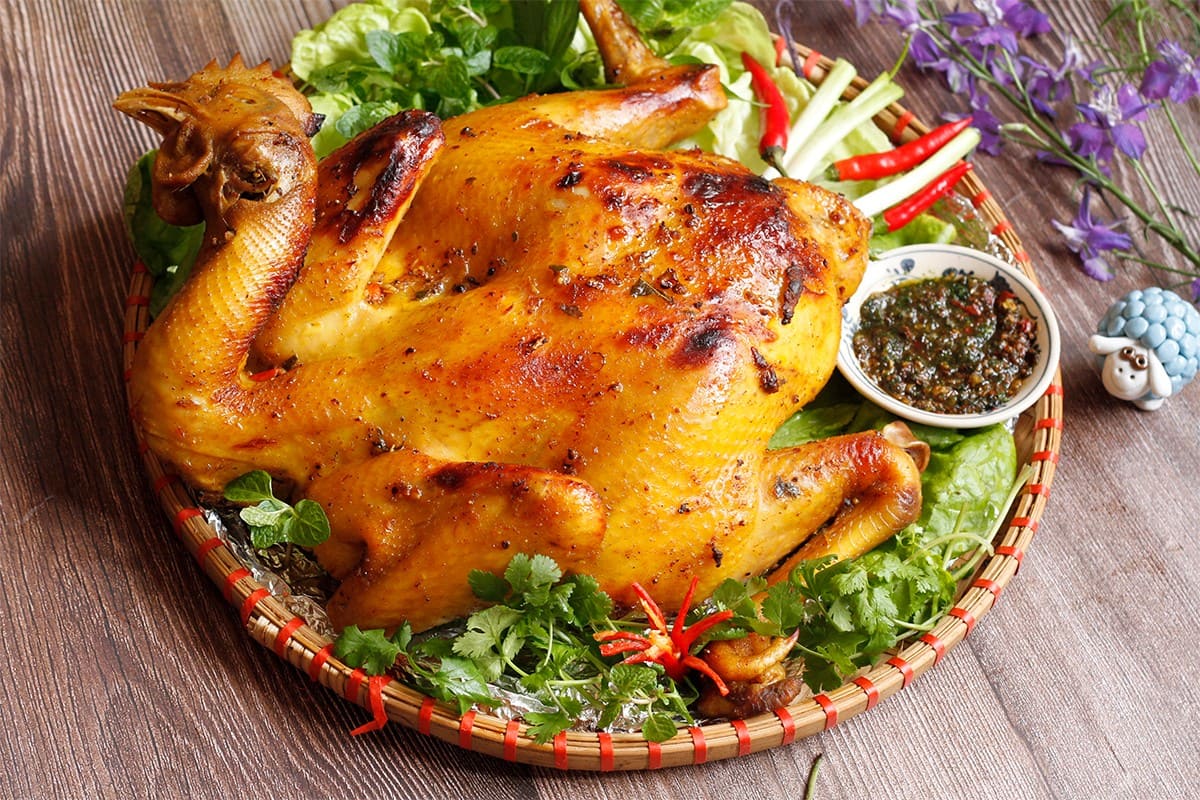 Gà nướng mắc khén Gà nướng mắc khén