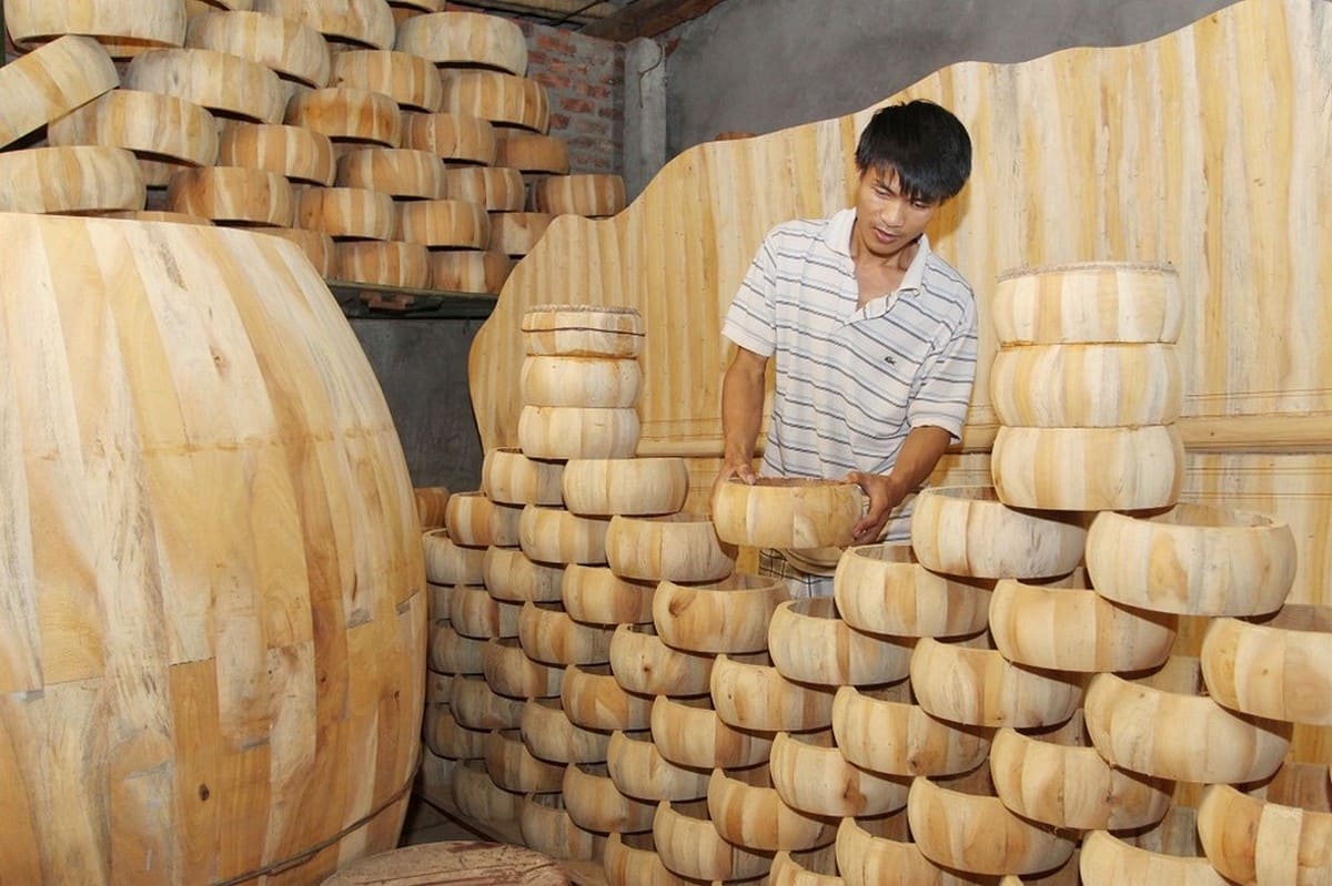 Làng nghề trống Đọi Tam