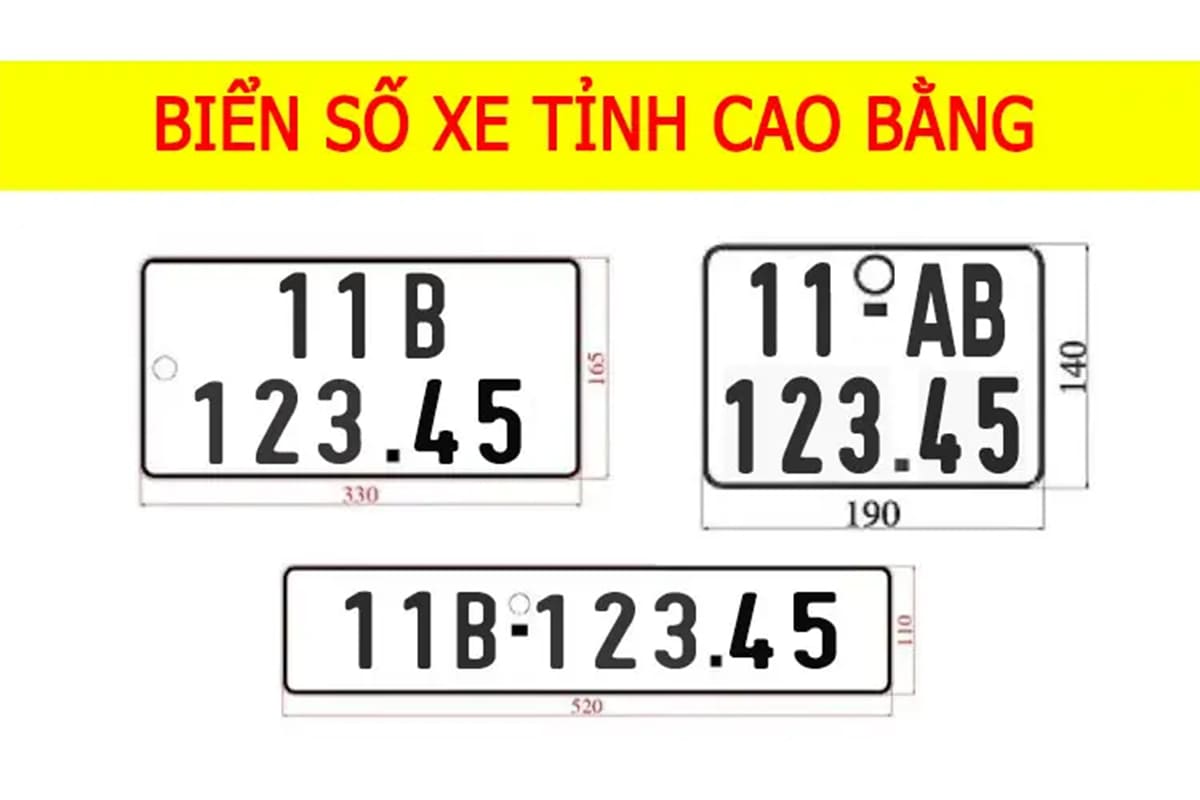 biển số xe 11 thuộc Cao Bằng biển số xe 11 thuộc Cao Bằng