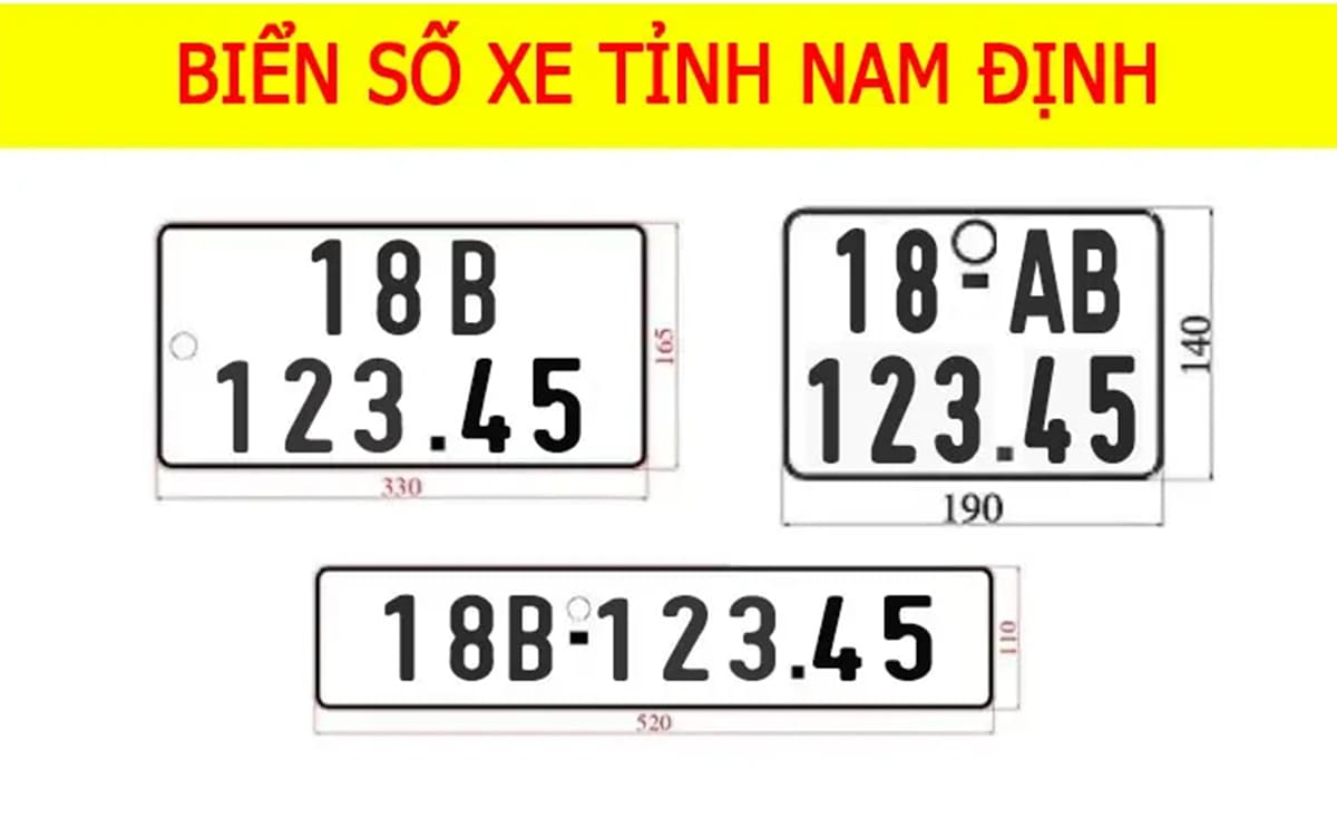Biển số xe 18 là tỉnh nào Biển số xe 18 là tỉnh nào