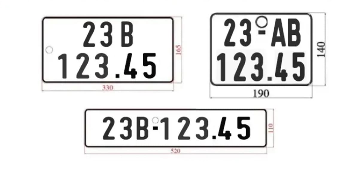 Biển số xe 23 tỉnh Hà Giang Biển số xe 23 tỉnh Hà Giang
