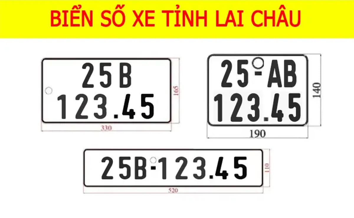 Biển số xe 25 là của tỉnh nào? Biển số xe 25 là của tỉnh nào?