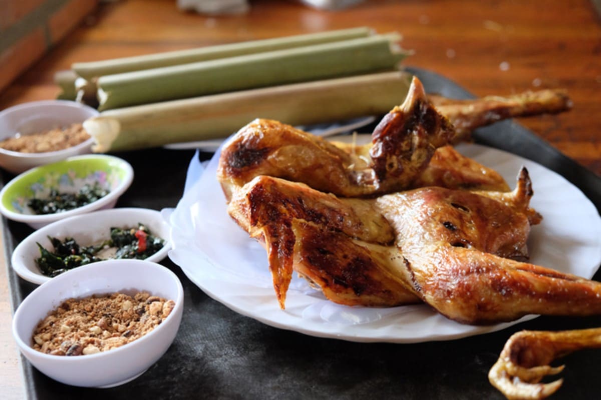 Gà nướng bazan