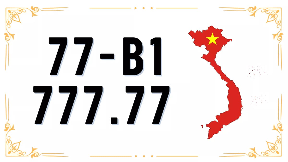 Biển số xe 77 là tỉnh nào? Biển số xe 77 là tỉnh nào?
