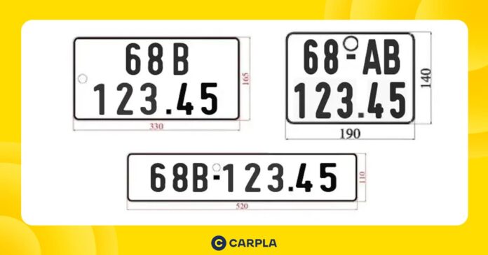 biển số xe 68 là tỉnh nào?