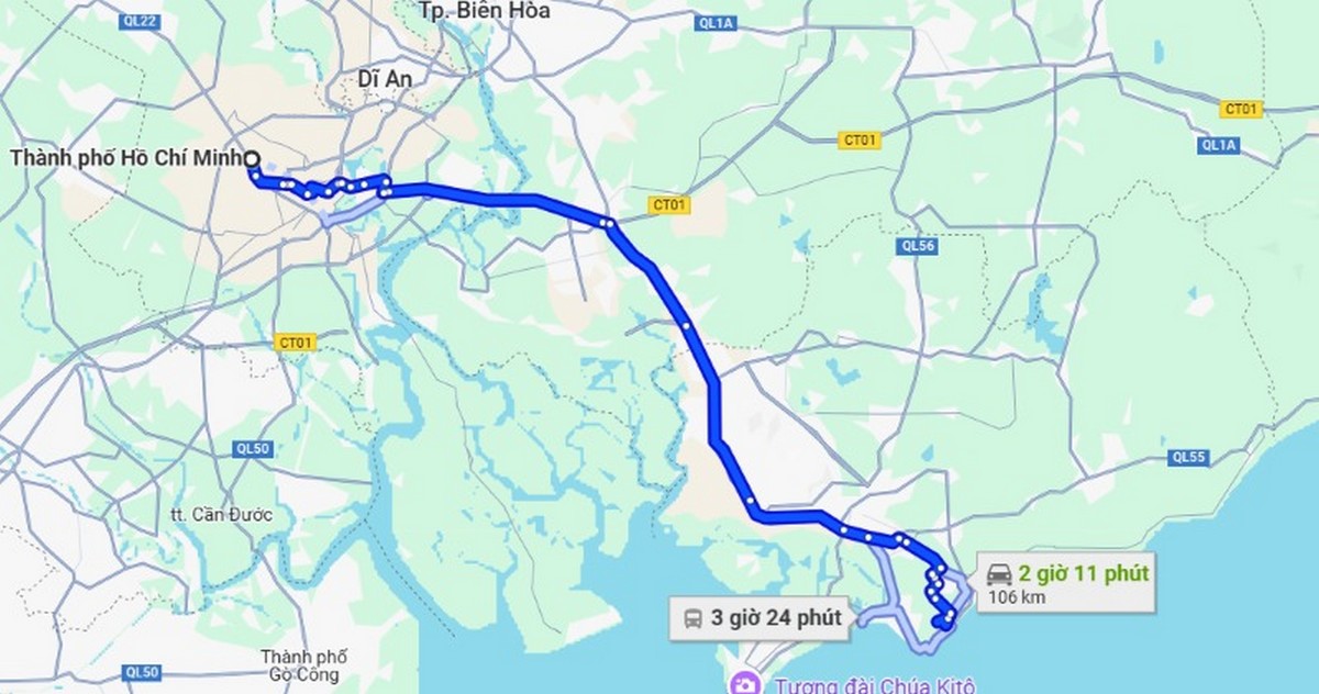 Dịch Vụ Thuê Xe Sài Gòn Đi Phước Hải – Tham Khảo, Đánh Giá, Gợi Ý Từ Carpla Khoảng cách từ Sài Gòn đi Phước Hải