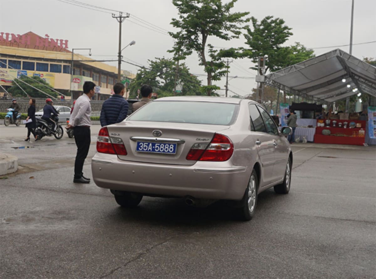 Biến số xe màu xanh Biến số xe màu xanh