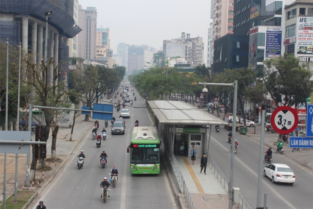 Khi nào được phép đi vào làn BRT?