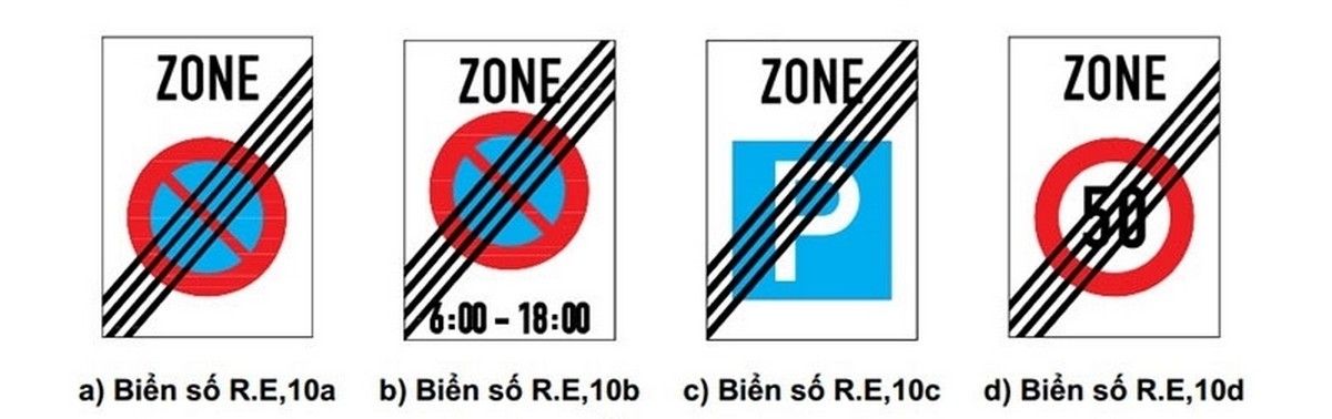 Biển báo ra khỏi khu vực