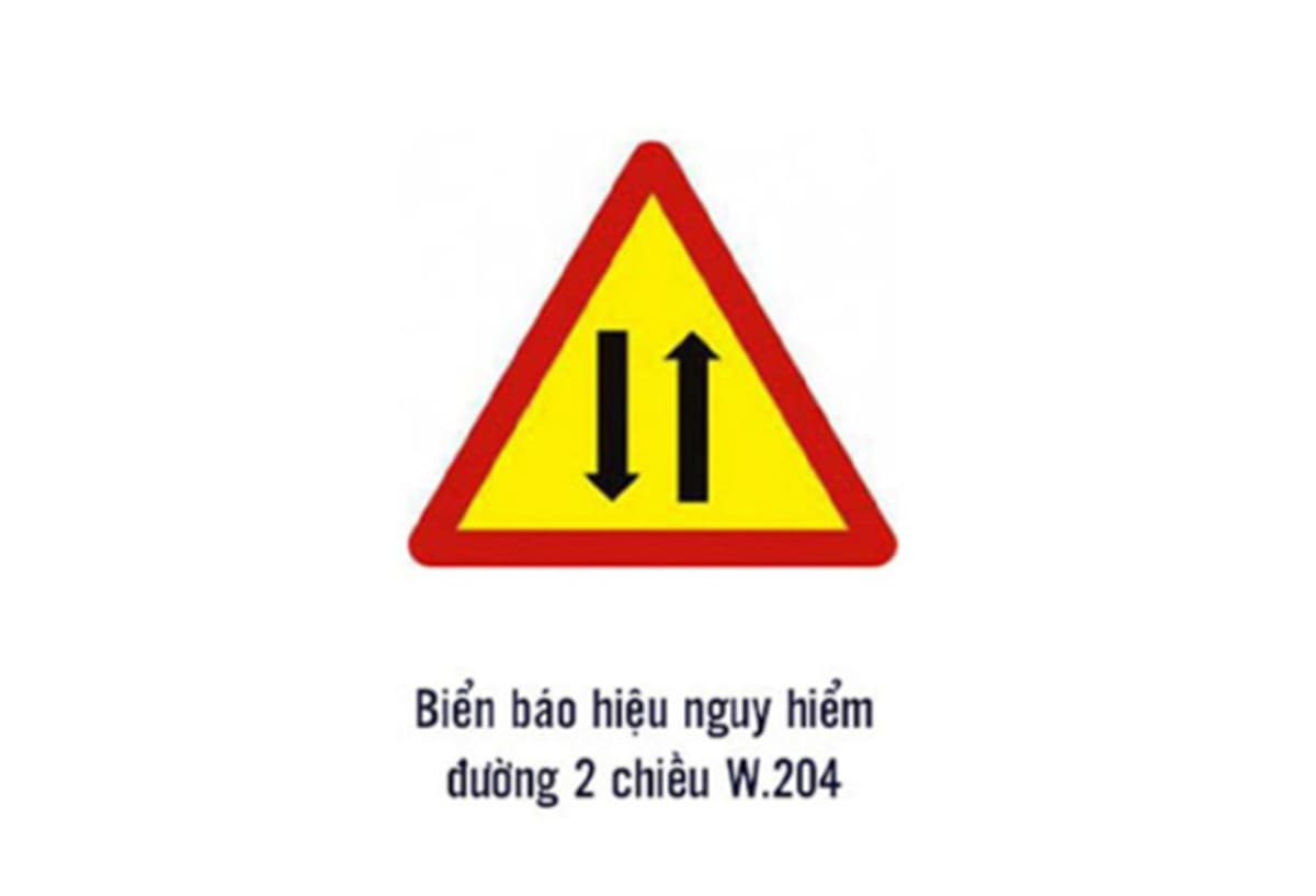 Biển nào báo hiệu giao nhau với đường 2 chiều là gì?