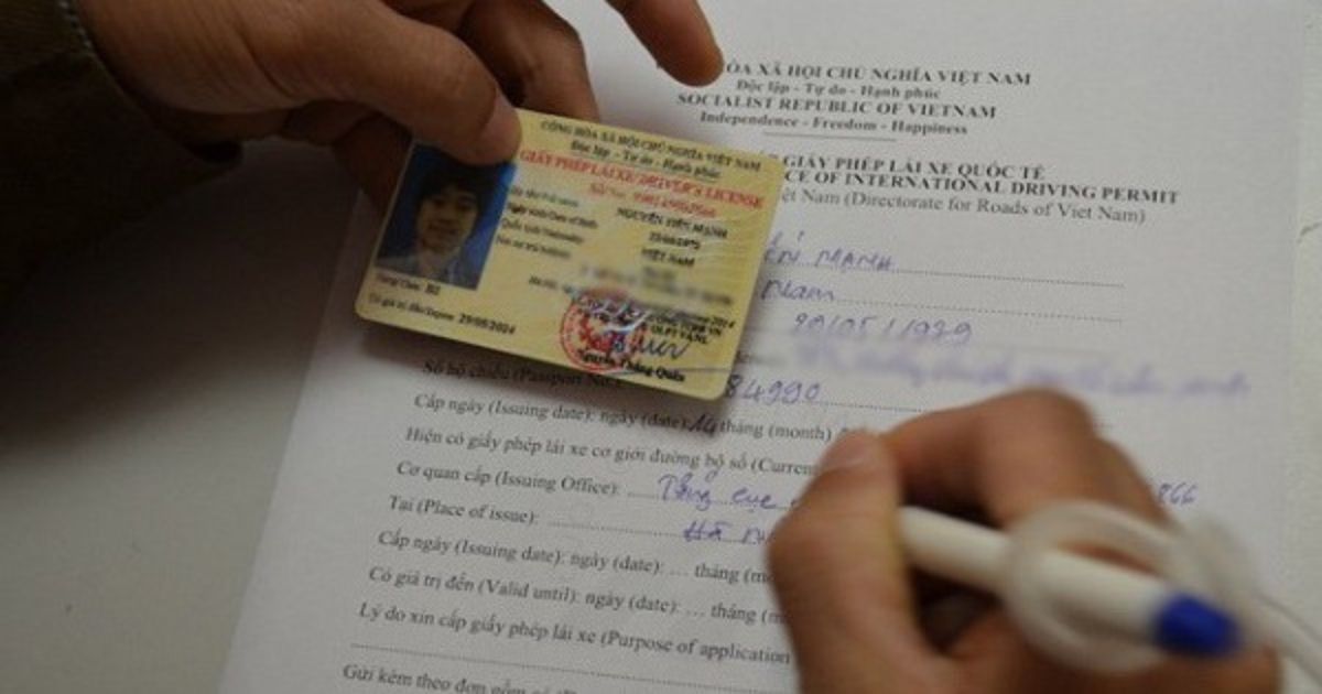 Đổi bằng lái xe nước ngoài sang Việt Nam