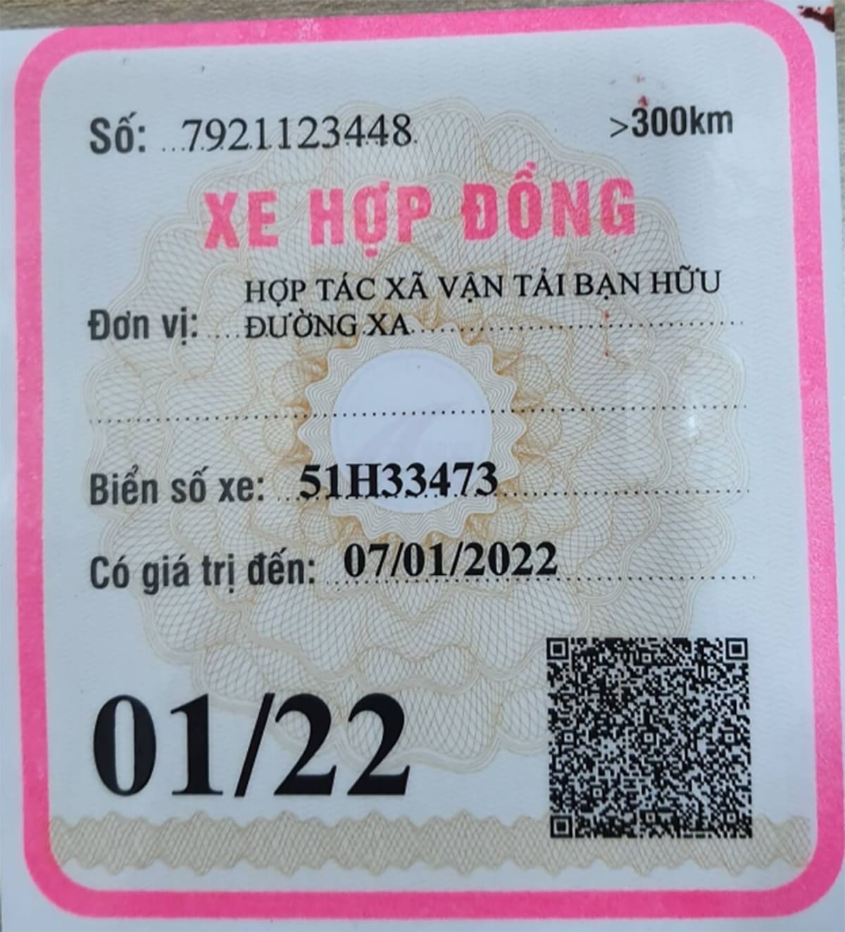 Lệ phí cấp phù hiệu xe hợp đồng là bao nhiêu?