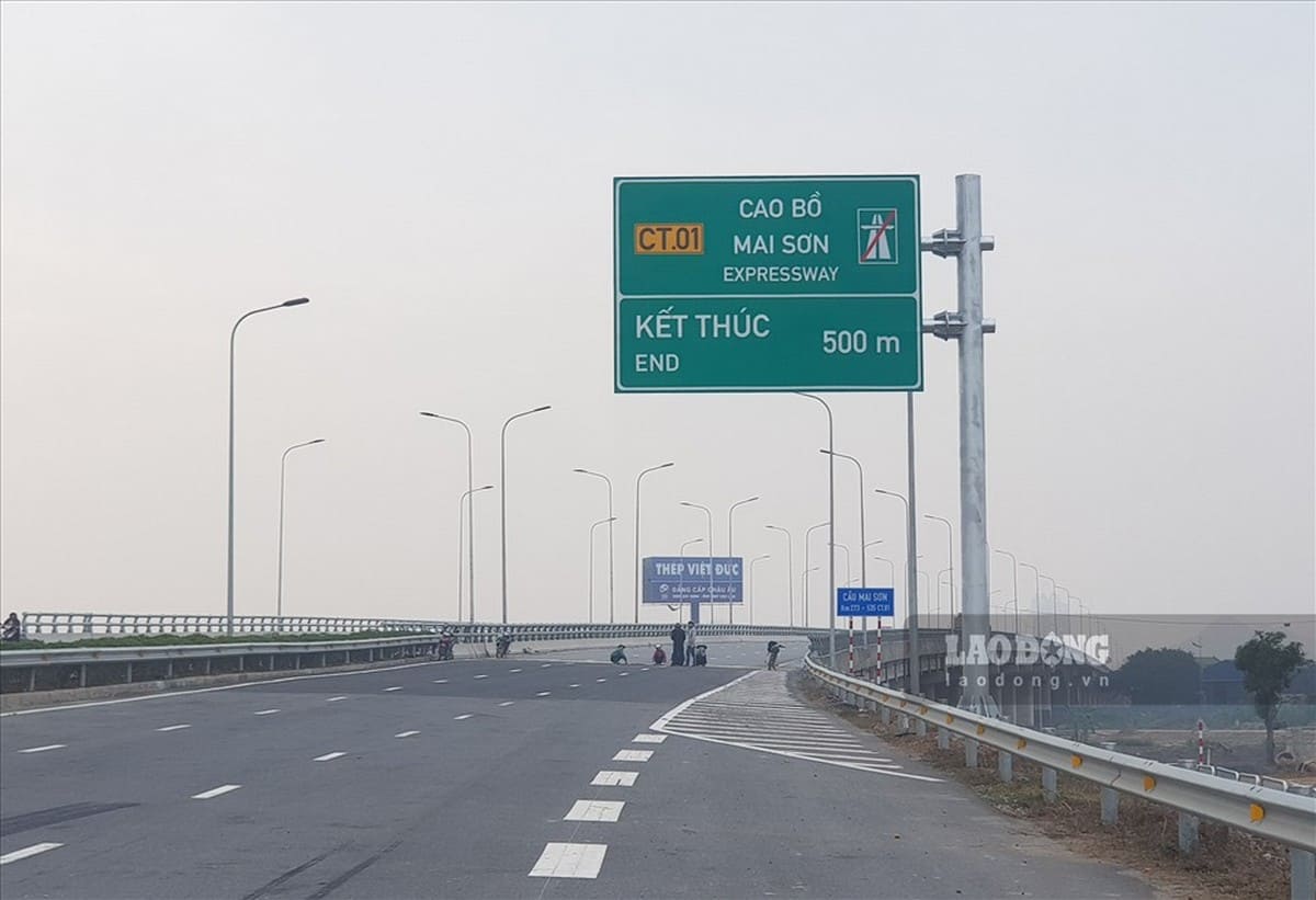 Một số lưu ý khi di chuyển trên cao tốc Cao Bồ Mai Sơn
